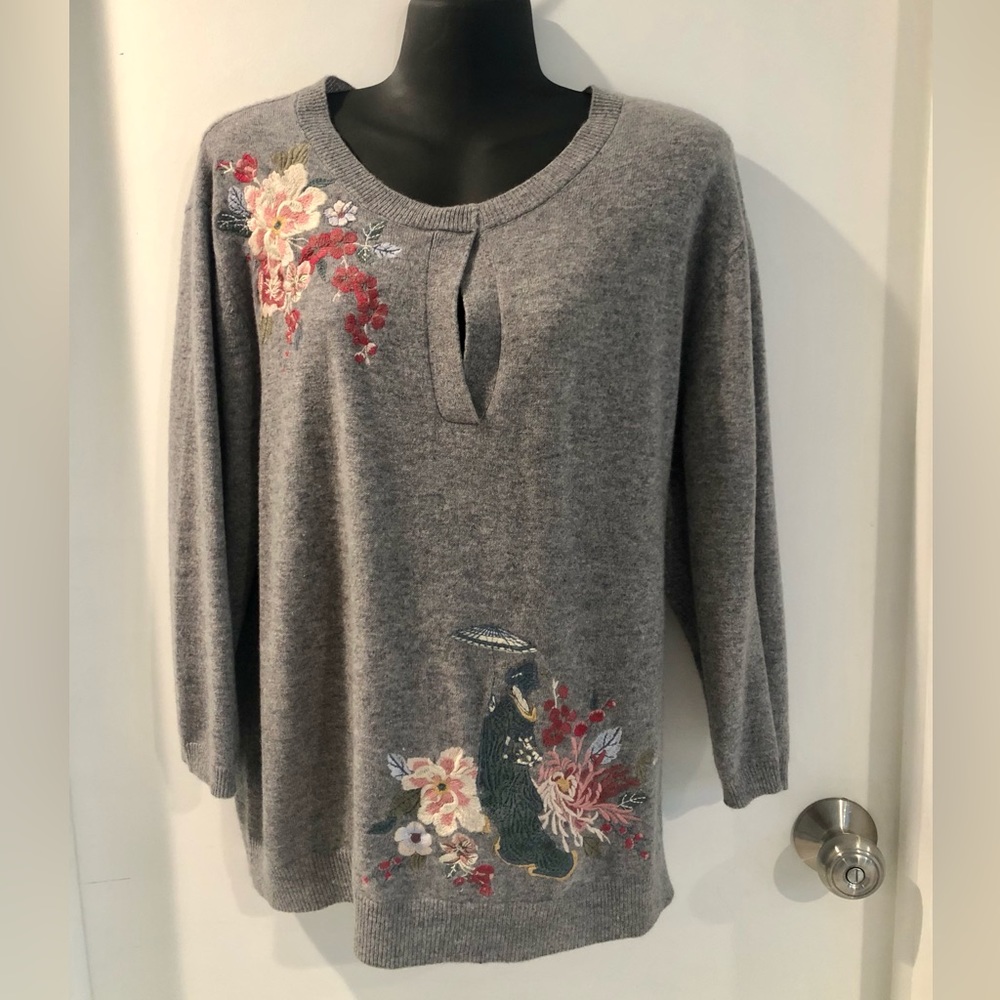 Silky-soft Johnny Was cashmere sweater